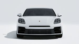 Exterior view of Panamera 4 showing the front of the car