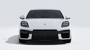 Exterior view of Panamera GTS showing the front of the car