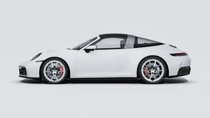 Vista exterior de 911 Targa 4S mostrando el lado izquierdo del coche