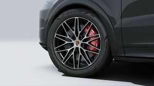 Vista exterior de su Cayenne S E-Hybrid Coupé Black Edition