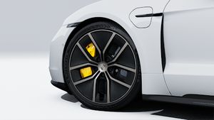 Vista exterior de su Taycan Turbo S