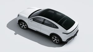 Vista exterior de Cayenne S Coupé Electric vista desde arriba