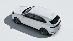 Vue extérieure de Cayenne Turbo E-Hybrid vue d'en haut