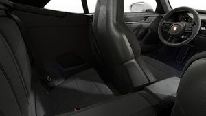 Interior view showing the back seats of 911 Carrera GTS Cabriolet