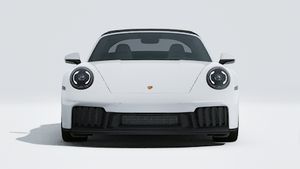 Exterior view of 911 Targa 4 GTS showing the front of the car
