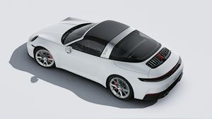 Exterior view of 911 Targa 4S seen from above