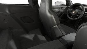 Interior view showing the back seats of 911 GT3