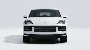 Exterior view of Cayenne S showing the front of the car