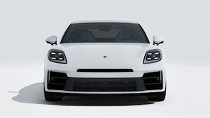 Exterior view of Panamera 4 E-Hybrid showing the front of the car