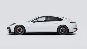 Exterior view of Panamera GTS showing the left side of the car