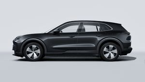 Widok zewnętrzny Cayenne Electric przedstawiający lewą stronę samochodu