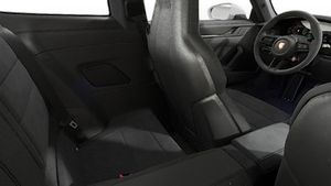 Interior view showing the back seats of 911 Carrera GTS