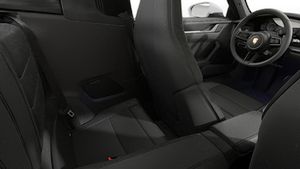 Interior view showing the back seats of 911 Targa 4S