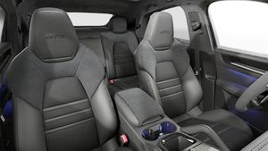 Interior view showing the front seats of Cayenne GTS Coupe