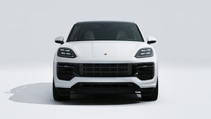 Exterior view of Cayenne GTS Coupe showing the front of the car