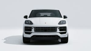Vista exterior do Cayenne E-Hybrid Black Edition, de frente