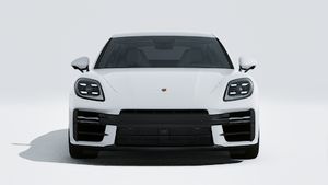Vista exterior do Panamera GTS, de frente