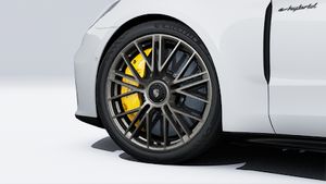 Vista exterior do Panamera Turbo S E-Hybrid