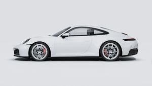 Vista exterior de 911 Carrera S mostrando el lado izquierdo del coche