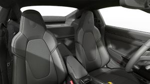 Vista interior de los asientos delanteros del 911 GT3 with Touring Package