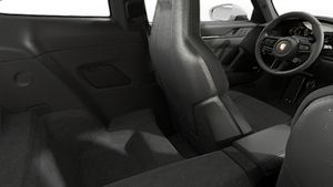 Vista interior de los asientos traseros del 911 GT3 with Touring Package