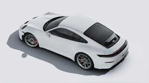Vista exterior de 911 GT3 with Touring Package vista desde arriba