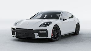 Vista exterior de Panamera GTS mostrando la parte delantera y el lado izquierdo del coche