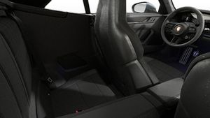 Interior view showing the back seats of 911 Carrera T Cabriolet