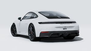 Exterior view of 911 Carrera 4 GTS showing the back and left side of the car