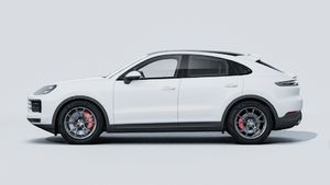 Exterior view of Cayenne S Coupé showing the left side of the car