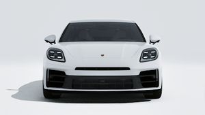 Exterior view of Panamera 4 E-Hybrid showing the front of the car
