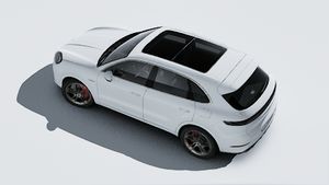 Vue extérieure de Cayenne Turbo E-Hybrid vue d'en haut