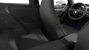 Vedere din interior a scaunelor din spate ale 911 Carrera 4S