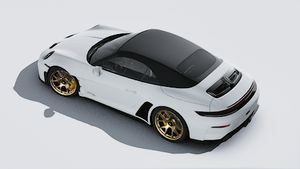 Vedere exterioară de sus a 911 GT3 S/C