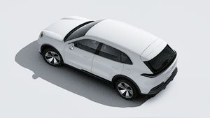 Vedere exterioară de sus a Cayenne Electric