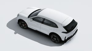 Vedere exterioară de sus a Cayenne Turbo Electric