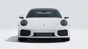 Spoljašnji pogled na 911 Turbo S Cabriolet koji prikazuje prednji deo automobila
