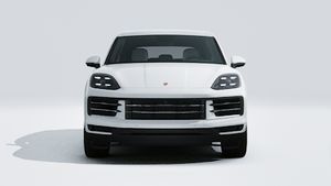 Spoljašnji pogled na Cayenne koji prikazuje prednji deo automobila
