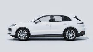 Spoljašnji izgled Cayenne koji prikazuje levu stranu automobila
