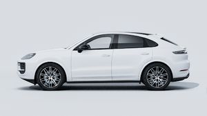 Spoljašnji izgled Cayenne Coupé Black Edition koji prikazuje levu stranu automobila
