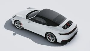 منظر خارجي لسيارة 911 Carrera 4S Cabriolet من الأعلى