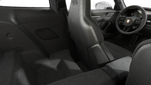 Interior view showing the back seats of 911 GT3