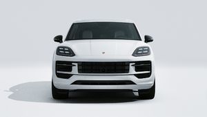 Exterior view of Cayenne S E-Hybrid Black Edition showing the front of the car