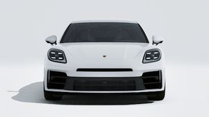 Exterior view of Panamera showing the front of the car