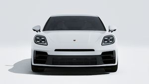 منظر خارجي لسيارة Panamera 4 يظهر واجهة السيارة