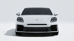Exterior view of Panamera 4 E-Hybrid showing the front of the car
