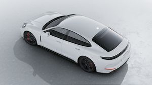 Exterior view of Panamera GTS seen from above