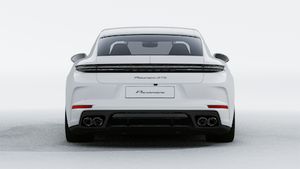 Exterior view of Panamera GTS showing the rear of the car