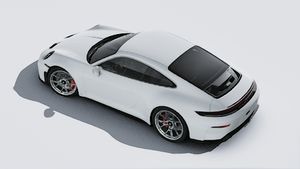 Utvändig vy av 911 GT3 Touring sett från ovan