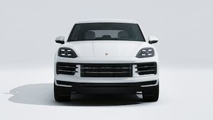 Utvändig vy av Cayenne som visar bilens front